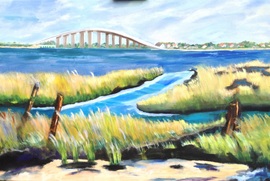 Ocean City Longport Bridge - Oil