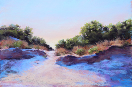 Path Not Taken - 20x28, Pastel